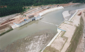 Bendung & Saluran Supelsi di Sel Silau Tahap I